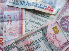 Caribbean bank notes