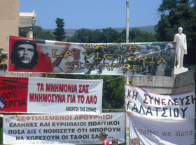 protest banners