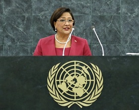 Kamla Persad-Bissessar at the UN