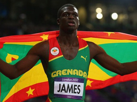 Kirani James at the Olympics 