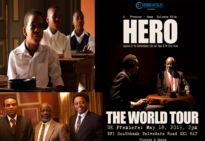 scenes from HERO film and poster