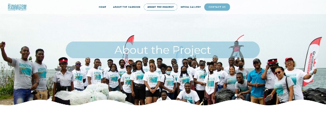 website of the Kingston Harbour Cleanup project