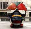 Zak Ove sculpture Autonomous Morris in London