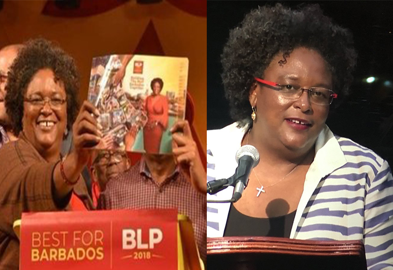Mia Mottley on the campaign trail and at Caricom 2018