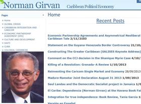 Norman Girvan website