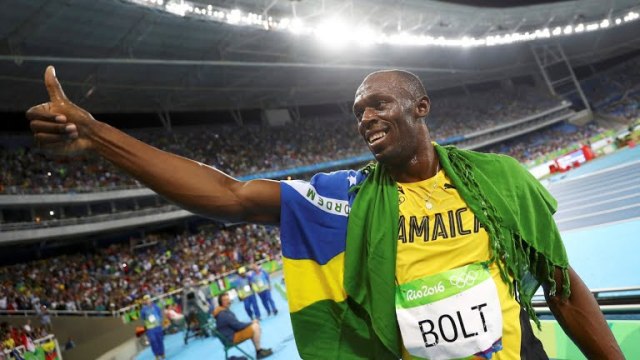 Usain Bolt in Rio from Bolt Twitter feed