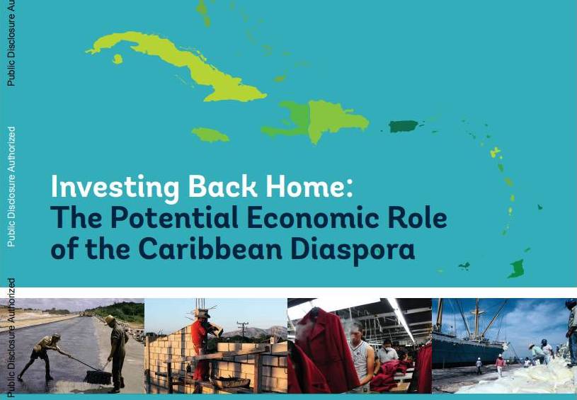 Cover the World Bank report on investing back home: the potential role of the Caribbean Diaspora